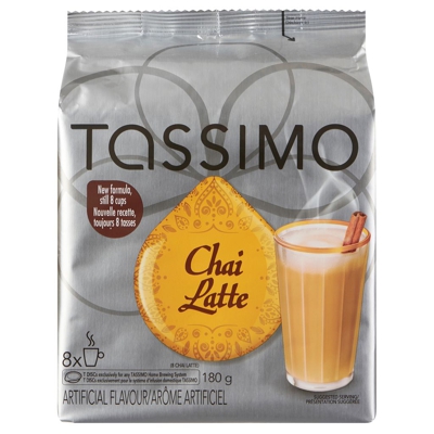 Tassimo Chai Tea Latte Single Serve T-Discs, Tassimo Chai Tea Latte 