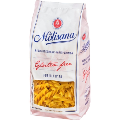 La Molisana Fusilli Bio Organic Pasta, 17.64 oz ℮ 1.1 lbs ℮ 500 g