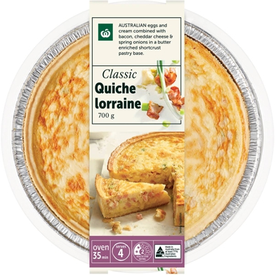 gluten free quiche woolworths