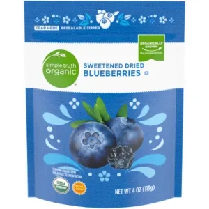 Simple Truth Organic® Sweetened Dried Blueberries Pouch