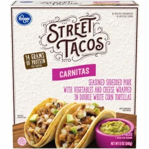 Kroger® Carnitas Seasoned Shredded Pork Street Tacos 4 Count