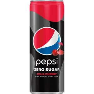 Pepsi Zero Sugar Wild Cherry, 12 oz Can