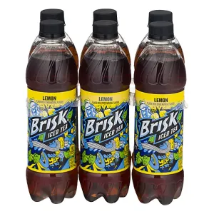 Brisk Lemon Flavor Iced Tea, 2 liter - Foods Co.