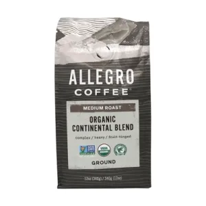 Allegro® Organic Continental Blend Ground Coffee, 12 oz