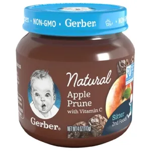 Gerber® Natural 2nd Foods Apple Prune Baby Food