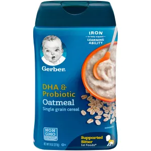Gerber DHA & Probiotic Oatmeal