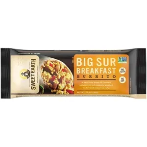 BIG SUR BREAKFAST A DELICIOUS BLEND OF ROASTED POTATOES & RED PEPPERS, SMOKED SEITAN AND SEASONED TOFU BURRITO, BIG SUR BREAKFAST