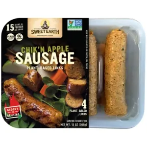 Sweet Earth Chik 'N Apple Sausage Plant Based Links