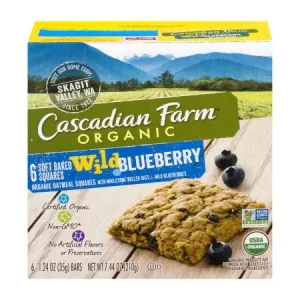 WILD BLUEBERRY ORGANIC OATMEAL SQUARES WITH WHOLESOME ROLLED OATS & WILD BLUEBERRIES SOFT BAKED SQUARES, WILD BLUEBERRY