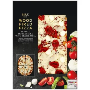 M&S Wood Fired Pizza With Mozzarella & Santarella Tomatoes