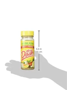 Dash Lemon Pepper Seasoning Blend, Salt-Free, 6.75 oz
