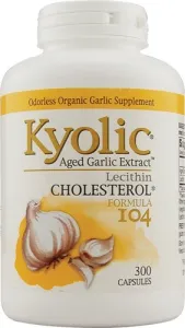 Kyolic Aged Garlic Extract™ Cholesterol Formula 104 -- 300 Capsules
