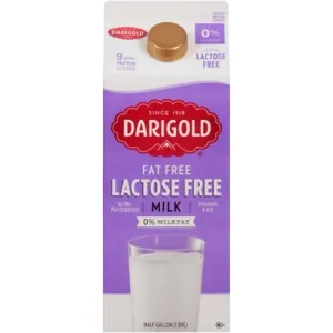 Darigold® Fat Free Lactose Free Milk .5 gal Carton