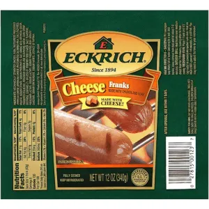 Eckrich Cheese Franks, 12 oz
