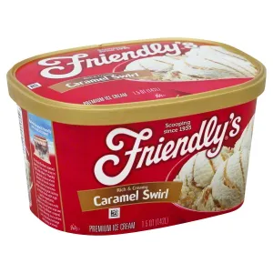 RICH & CREAMY CARAMEL SWIRL PREMIUM ICE CREAM, CARAMEL SWIRL