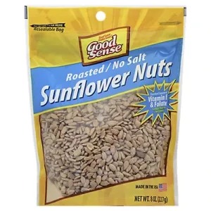 Good Sense Sunflower Nuts Roasted No Salt - 8 Oz