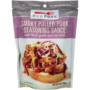 Red Fork Smoky Pulled Pork Seasoning Sauce, 8 Oz, (Pack Of 6)