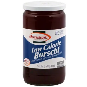 Manischewitz Low Calorie Borscht, 24 Oz (Pack Of 12)