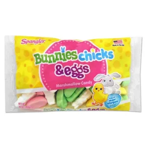 MARSHMALLOW BUNNIES, CHICKS & EGGS CANDY, MARSHMALLOW