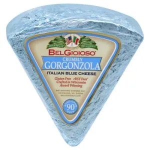 BelGioioso Cheese Gorgonzola Italian Blue Crumbly Wedge - 8 Oz