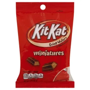 KitKat Miniatures Milk Chocolate Crisp Wafers, 3 Oz.