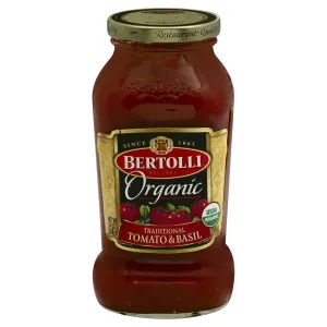 Diet info for BERTOLLI Pasta Sauce Organic Traditional Tomato