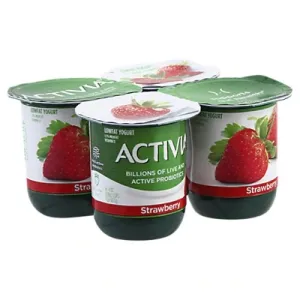 Activia Low Fat Probiotic Vanilla Yogurt - 12ct/4oz Cups : Target