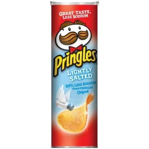 LIGHTLY SALTED 50% LESS SODIUM POTATO CRISPS, LIGHTLY SALTED