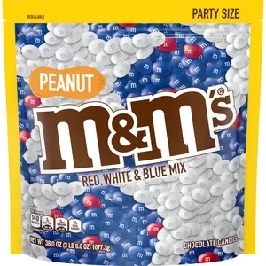 Patriotic Mini M&Ms - Red, White & Blue Milk Chocolate 