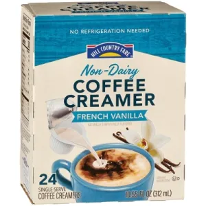 Hill Country Fare French Vanilla Non-Dairy Coffee Creamer Single Serve Cups