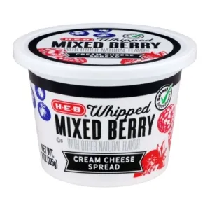 H‑E‑B Select Ingredients Whipped Mixed Berry Cream Cheese