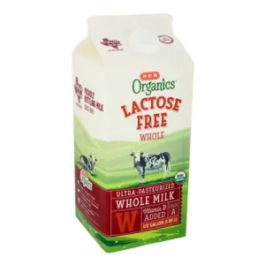 H‑E‑B Organics Lactose Free Whole Milk