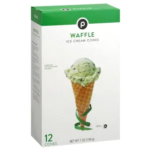 Publix Ice Cream Cones, Waffle