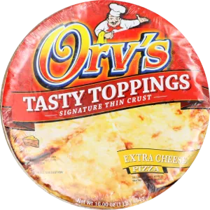 Orvs Tasty Toppings Ex Cheese Pizza, 16 Oz