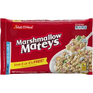 FROSTED WHOLE GRAIN OAT CEREAL WITH MARSHMALLOWS, FROSTED WHOLE GRAIN OAT CEREAL WITH MARSHMALLOWS