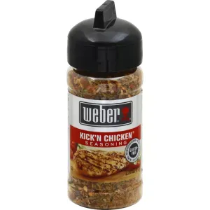  Weber Kick'n Chicken Seasoning 22 Oz. Made with Sea Salt - No  MSG - Gluten Free - Perfect for Grilling : Grocery & Gourmet Food