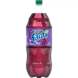 Fanta Grape Soda Fruit Flavored Soft Drink, 2 Liters