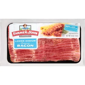 Farmer John Lower Sodium Bacon, 16 Oz