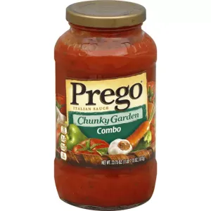 Prego Chunky Roasted Garlic and Herb Pasta Sauce, 23.75 OZ Jar