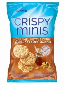 Crispy Minis Caramel Kettle Corn Rice Chips