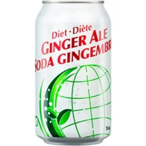 Diet Ginger Ale Soft Drink 355 mL