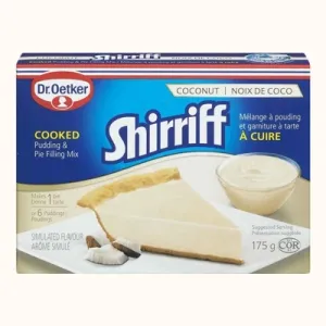Cooked Coconut Pudding And Pie Filling Mix, Shirriff