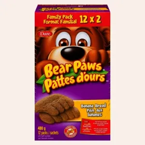 Dare Bear Paws Banana Bread Soft Cookies Family Pack