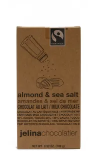ALMOND & SEA SALT MILK CHOCOLATE, ALMOND & SEA SALT