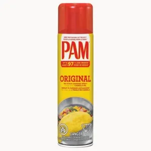 Pam 100% Natural Fat-free Original Canola Oil Cooking Spray - 8oz