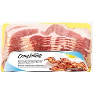 Compliments Naturally Smoked Bacon – 34% Less Salt