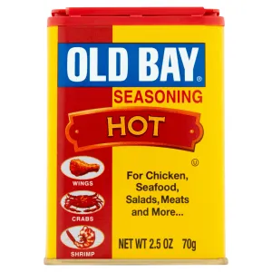 HOT SEASONING FOR CHICKEN, SEAFOOD, SALADS, MEATS AND MORE..., HOT