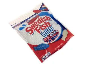 Diet info for Swedish Fish Mini Red White & Blue Soft & Chewy Candy -  Spoonful