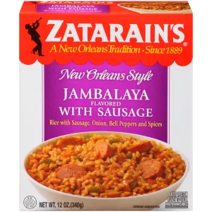 Zatarain's Frozen Jambalaya Flavored With Sausage