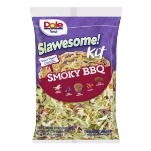 SALAD & TOPPINGS, SMOKY BBQ, GREEN CABBAGE, RED CABBAGE, BBQ DRESSING, CARROTS, BBQ SEASONING, GREEN CABBAGE, RED CABBAGE, BBQ DRESSING, CARROTS, BBQ SEASONING